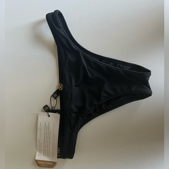 NWT ViX Paula Hermanny Firenze Giulia Bottom Brazilian Cut in Black Size Small - Picture 8 of 9